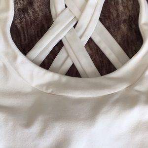 Lululemon white top
